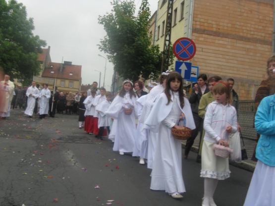 Uroczystość jświętszego Ciała i Krwi Pańskiej w Wąsoszu w roku 2010 