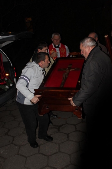 Krzyż Papieski w Wąsoszu 16.11.2013